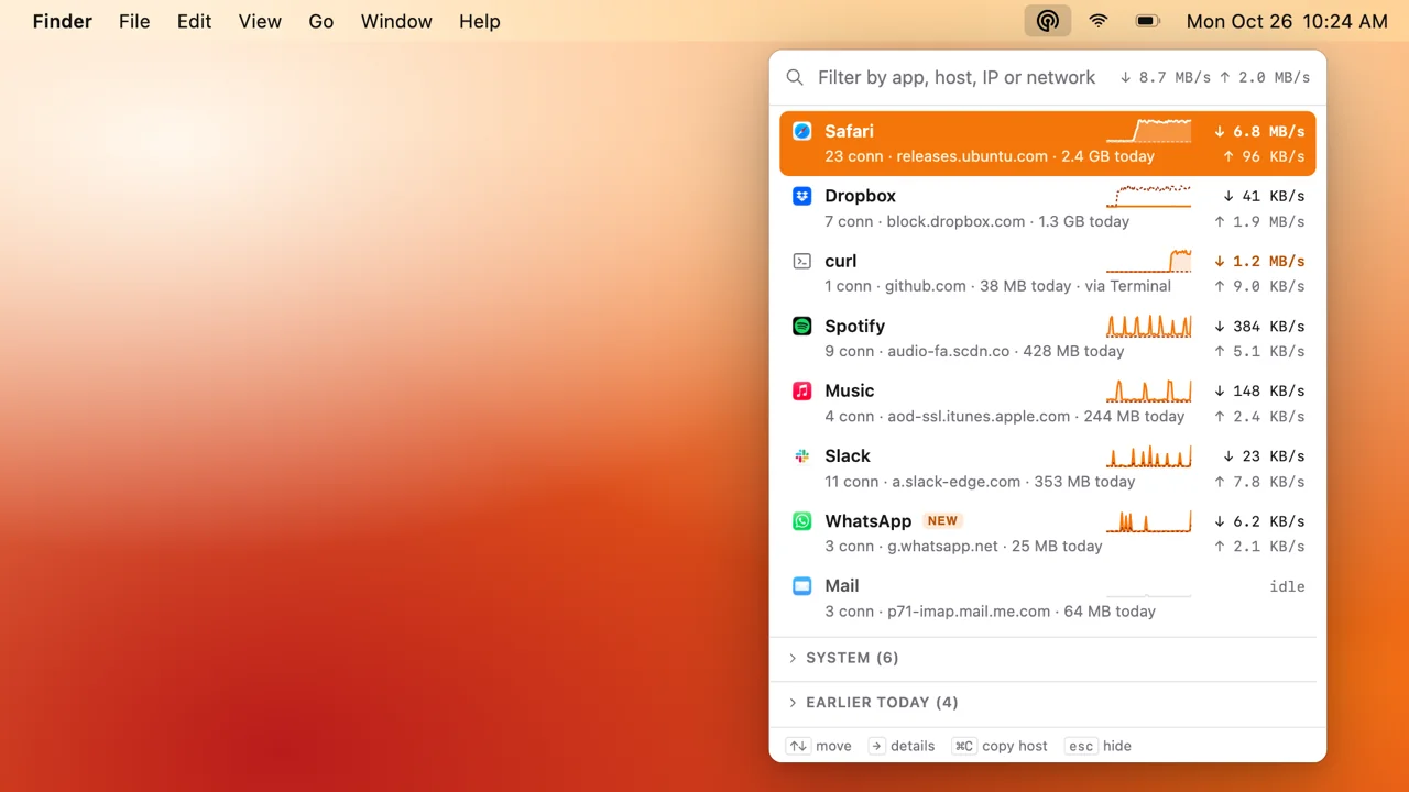 Sonda screenshot